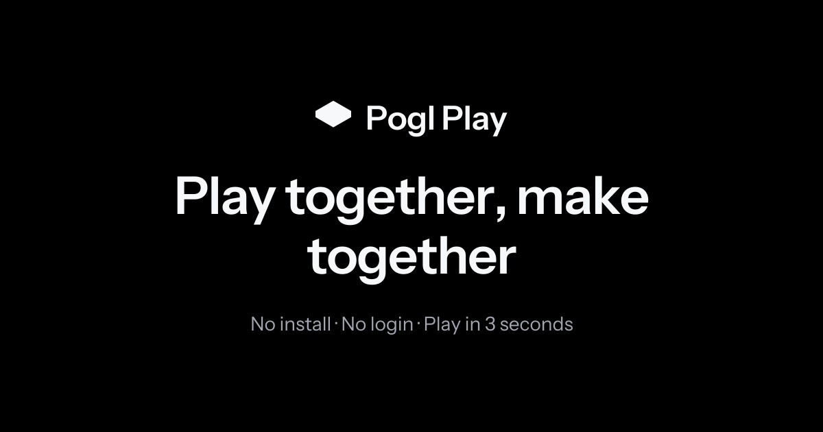 Community · Pogl Play